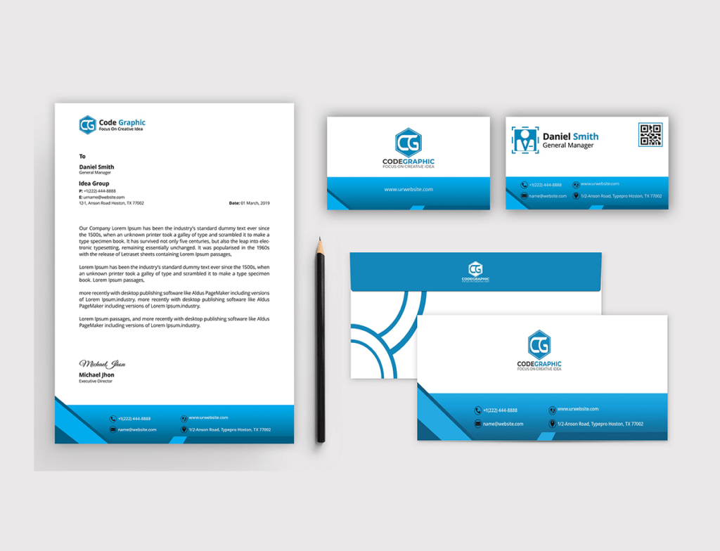 I Will Design Business Card, Letterhead, Envelope, Stationery item