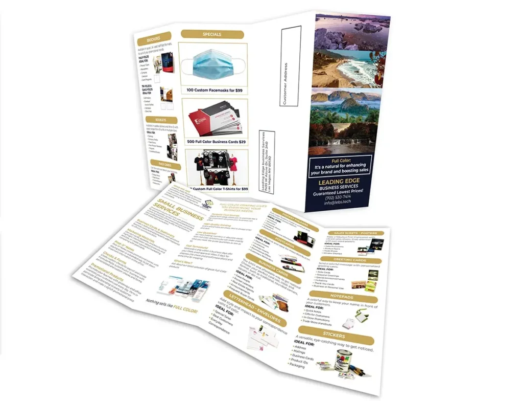 I will Design Flyer, Trifold, Bifold Brochure, Banner, Leaflet, Postcard, Billboard